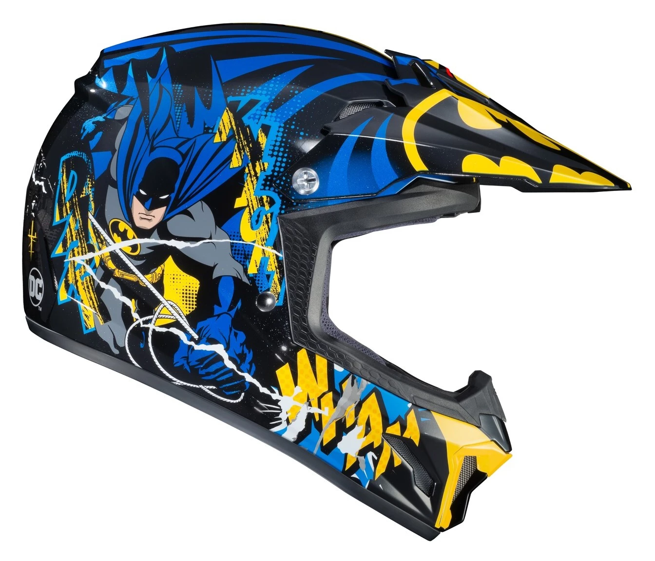 HJC Youth CL-XY 2 Batman Helmet 2 HJC Youth CL-XY 2 Batman Helmet - Image 2