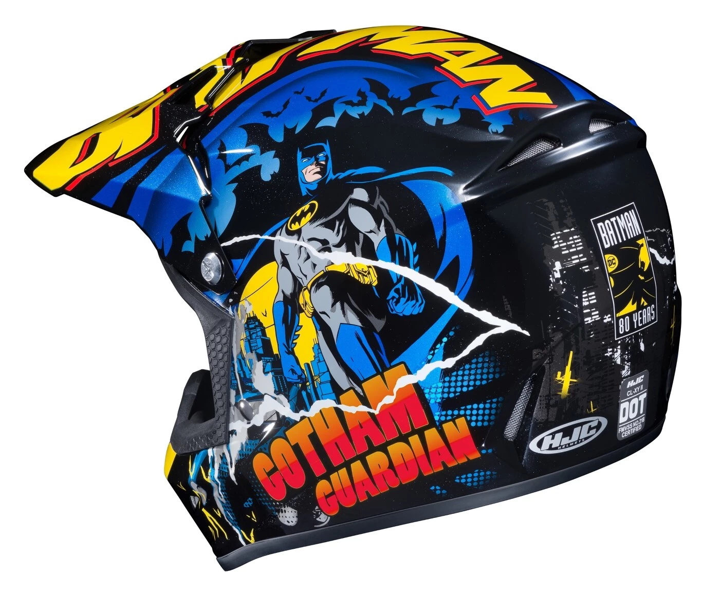 HJC Youth CL-XY 2 Batman Helmet 3 HJC Youth CL-XY 2 Batman Helmet - Image 3