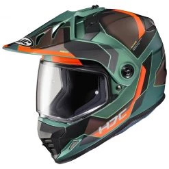 HJC DS-X1 Synergy Helmet 9 HJC DS-X1 Synergy Helmet -Cheap [HJC HelmetsĀ Store hjcdsx1 synergy helmet green orange brown 1